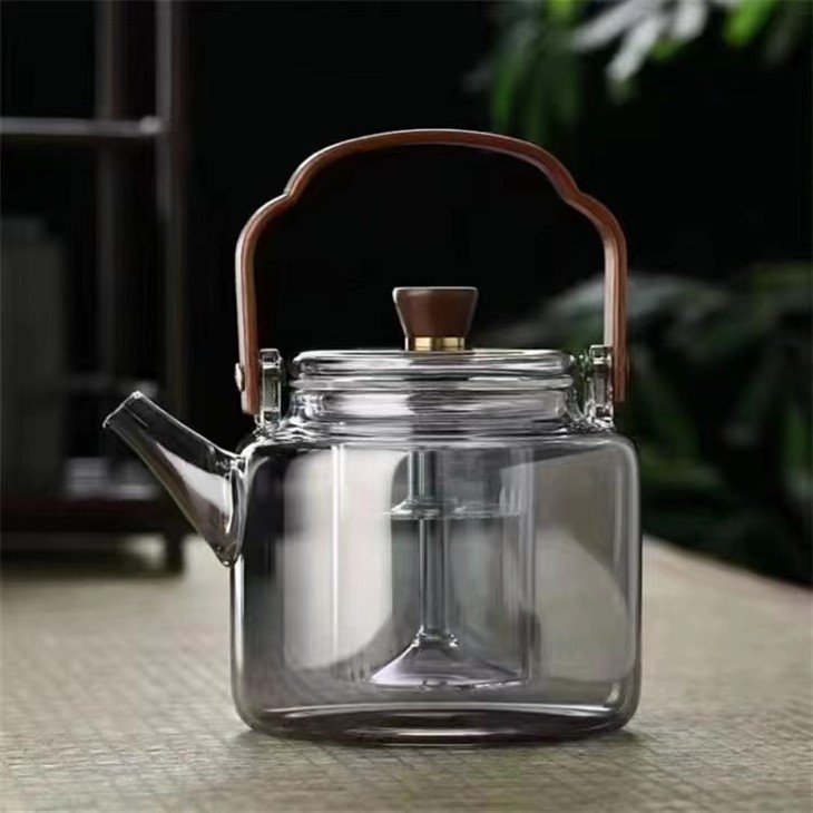 Wooden Beam Heat-resistant Teapot